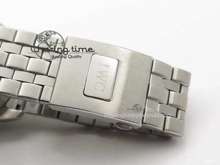 MIROTIME 0114 Minimalist Pilot Chrono 3777 43mm ZF 1:1 Best Edition Black Dial On SS Bracelet A 7364